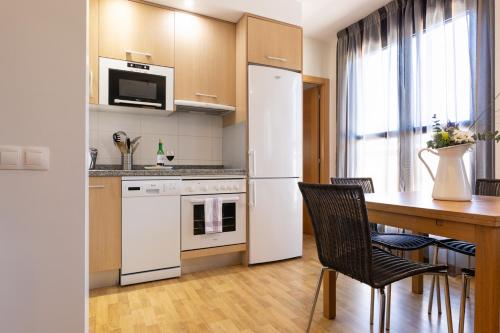 Η κουζίνα ή μικρή κουζίνα στο Apartamentos Turísticos Real Valle Ezcaray