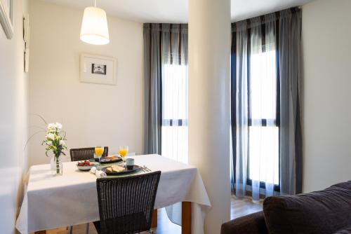 Χώρος καθιστικού στο Apartamentos Turísticos Real Valle Ezcaray