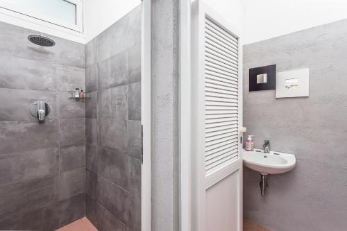 Koupelna v ubytování Hotel Giamaika