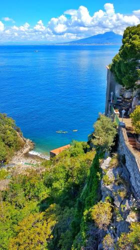 a view of a large body of water at Hotel Desiree in Sorrento