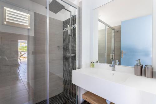 Ένα μπάνιο στο Villa Alizé & Villa Aigue-Marine