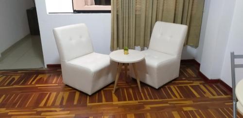 Zona de estar de Peruvian Family Hostal Miraflores