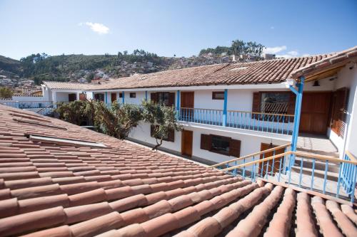 a view of the roof of a house at Tocuyeros Boutique Hotel in Cusco