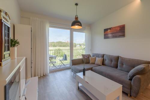 Posezení v ubytování Gerves Apartamentai