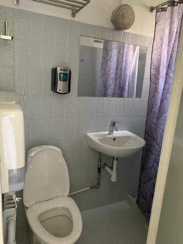 Koupelna v ubytování Motel oasen