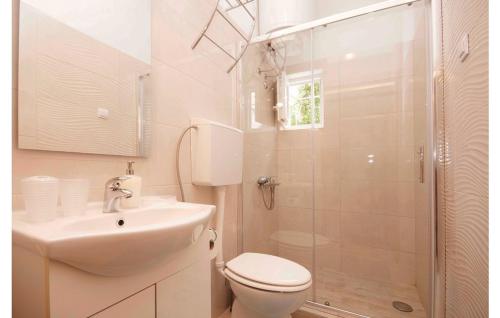 Koupelna v ubytování Apartman Mira