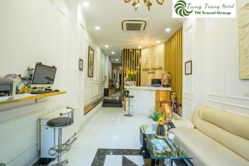 Khu vực ghế ngồi tại Tung Trang Hotel