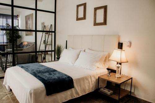 Cama o camas de una habitación en Loft Allende