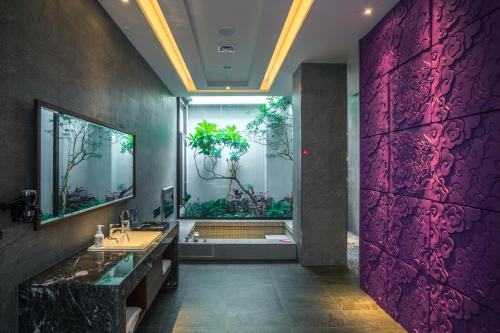 Koupelna v ubytování Shu Xin Motel