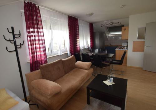 Χώρος καθιστικού στο Apartment Hotel Alena
