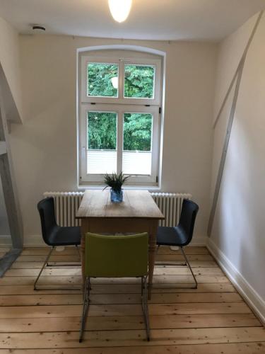 Posezení v ubytování Villa Friedenstraße 11