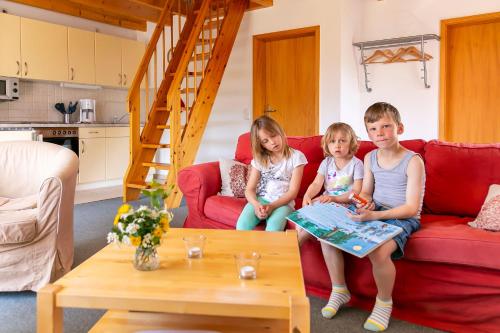 Ruang duduk di Müritzparadies - Feriendorf Alte Fahrt
