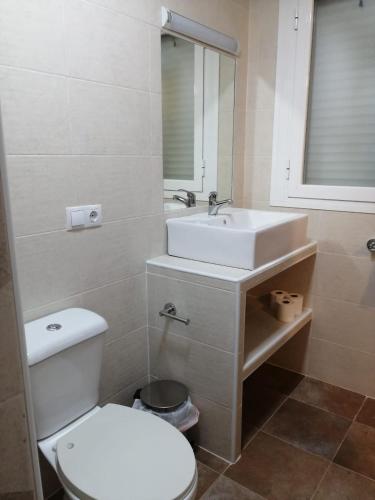 Koupelna v ubytování La Posada Hípica