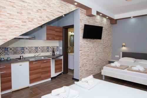 Jovan Apartmentsにあるベッド