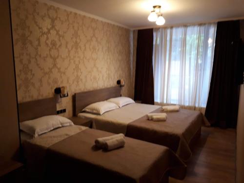 Postel nebo postele na pokoji v ubytování House Lia