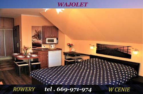 Posteľ alebo postele v izbe v ubytovaní Wajolet