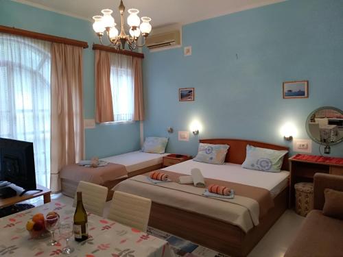 Voodi või voodid majutusasutuse Apartmani Jovanovic toas