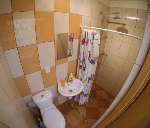 A bathroom at Aurelija