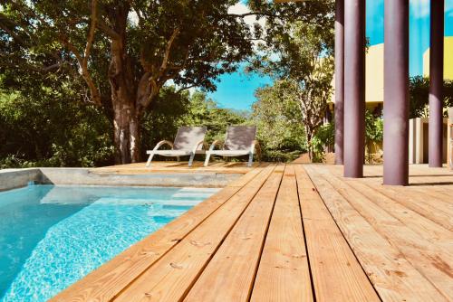 Πισίνα στο ή κοντά στο Bohemi Design Villa's