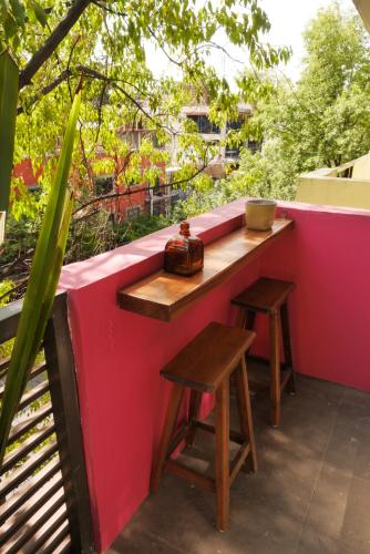 Μπαλκόνι ή βεράντα στο Habitación Privada para disfrutar en la Ciudad de México