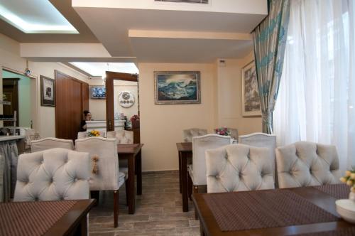 En restaurang eller annat matställe på A'la Sofia Hotel İstanbul