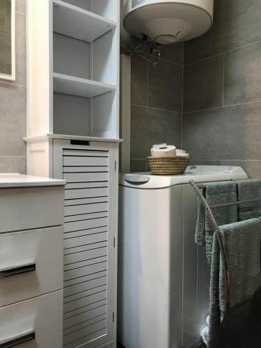 A kitchen or kitchenette at Una vista inolvidable