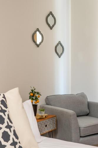 Khu vực ghế ngồi tại Sofia Boutique Hotel
