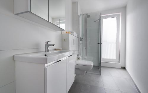 Koupelna v ubytování Ferienwohnung Wilhelmstraße