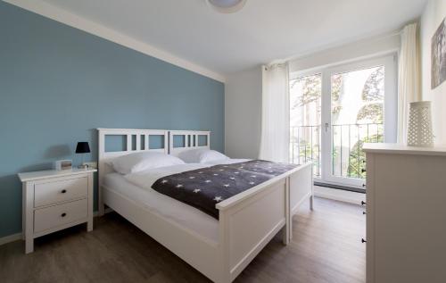 Postel nebo postele na pokoji v ubytování Ferienwohnung Wilhelmstraße