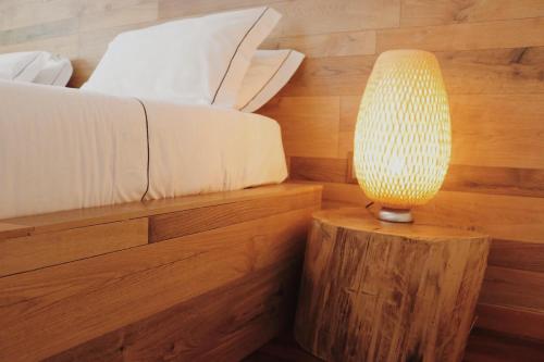Ένα ή περισσότερα κρεβάτια σε δωμάτιο στο Oportocean Suites