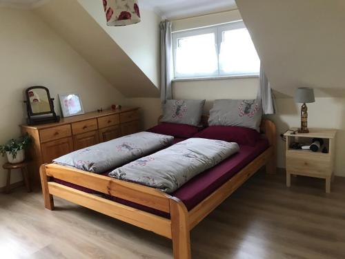 Voodi või voodid majutusasutuse Haus Kleiner Seeblick toas