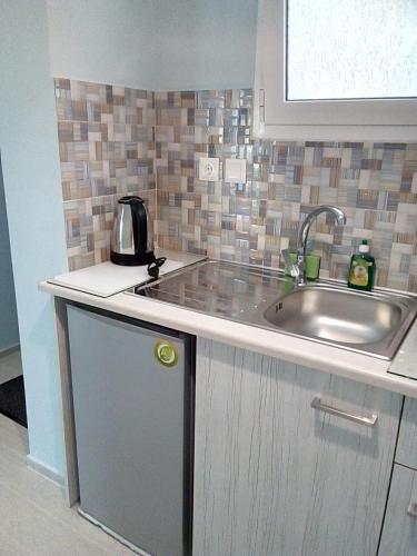 Η κουζίνα ή μικρή κουζίνα στο Anna Studios and Apartments