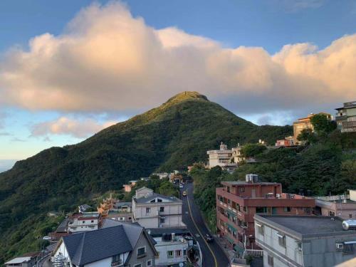 ホームステイから撮影された、または一般的な山の景色