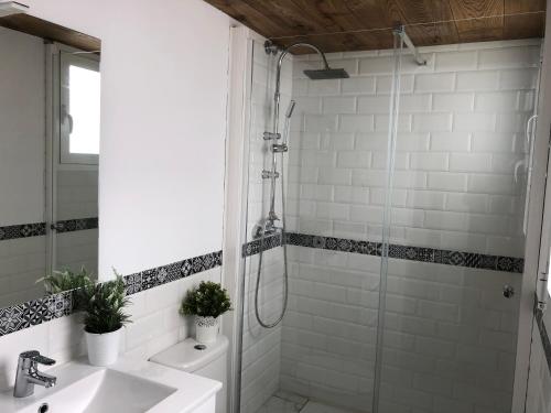 Koupelna v ubytování Apartamento Malagueta 1 Linea playa centro Malaga