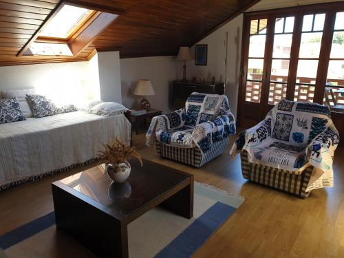 Ένα ή περισσότερα κρεβάτια σε δωμάτιο στο Casa da Bella