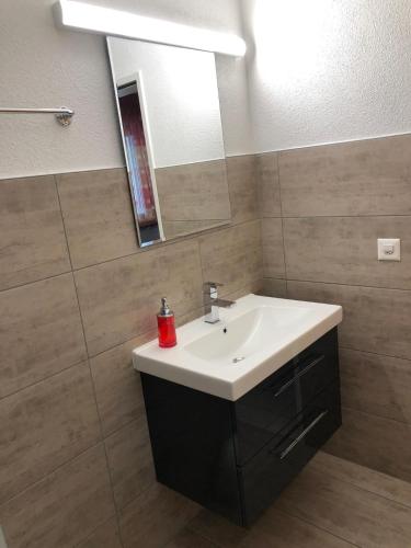 Koupelna v ubytování Wohnung Gstein C4