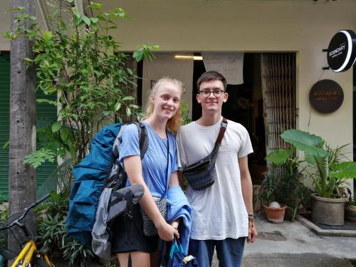 Os clientes hospedados em Boundary Hostel and Cafe