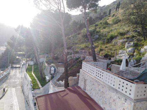a view of a skate park on a hill at B&B Le Rocce in Castel San Giorgio