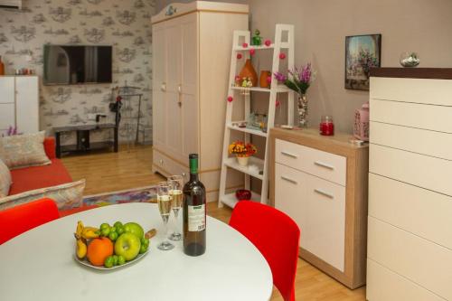Virtuvė arba virtuvėlė apgyvendinimo įstaigoje Alionas home