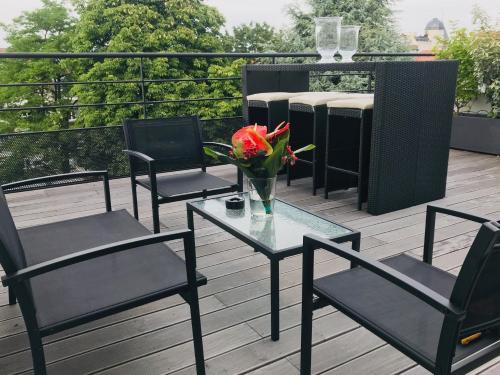 Balkoni atau teres di B&B Suites 124