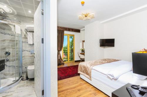 Koupelna v ubytování Eastanbul Suites