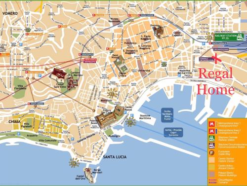 B&B Regal Home Napoliの鳥瞰図