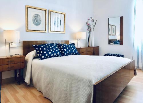 Posteľ alebo postele v izbe v ubytovaní Casa de la Playa