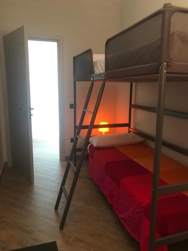 Katil dua tingkat atau katil-katil dua tingkat dalam bilik di Le Terrazze