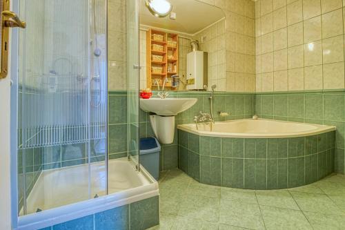 Koupelna v ubytování Völgyfürdő Apartman