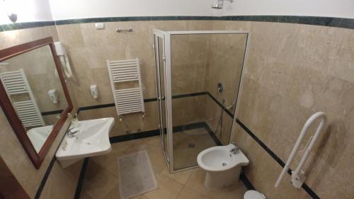 Koupelna v ubytování Affittacamere Stranamore