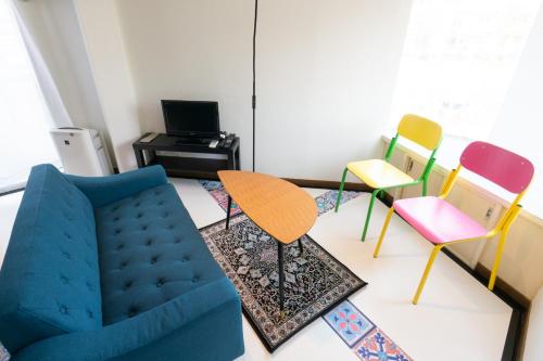 Posezení v ubytování Dazaifu - Apartment / Vacation STAY 36901