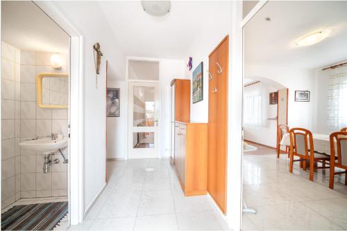 Koupelna v ubytování Apartments Janjac