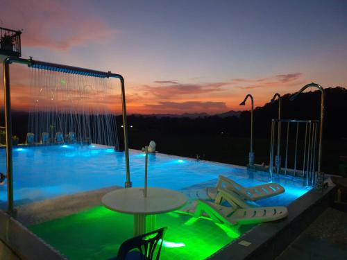Bazén v ubytování Chef Nirvana Spa Pool Villa nebo v jeho okolí