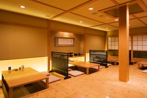 登別石水亭にあるシーティングエリア
